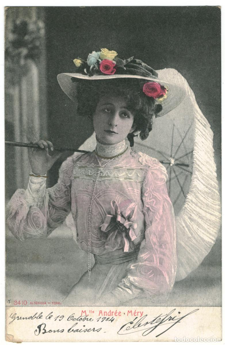Cartoline: Actriz M&Eacute;RY, Andr&eacute;e_Alterocca Terni. 3410