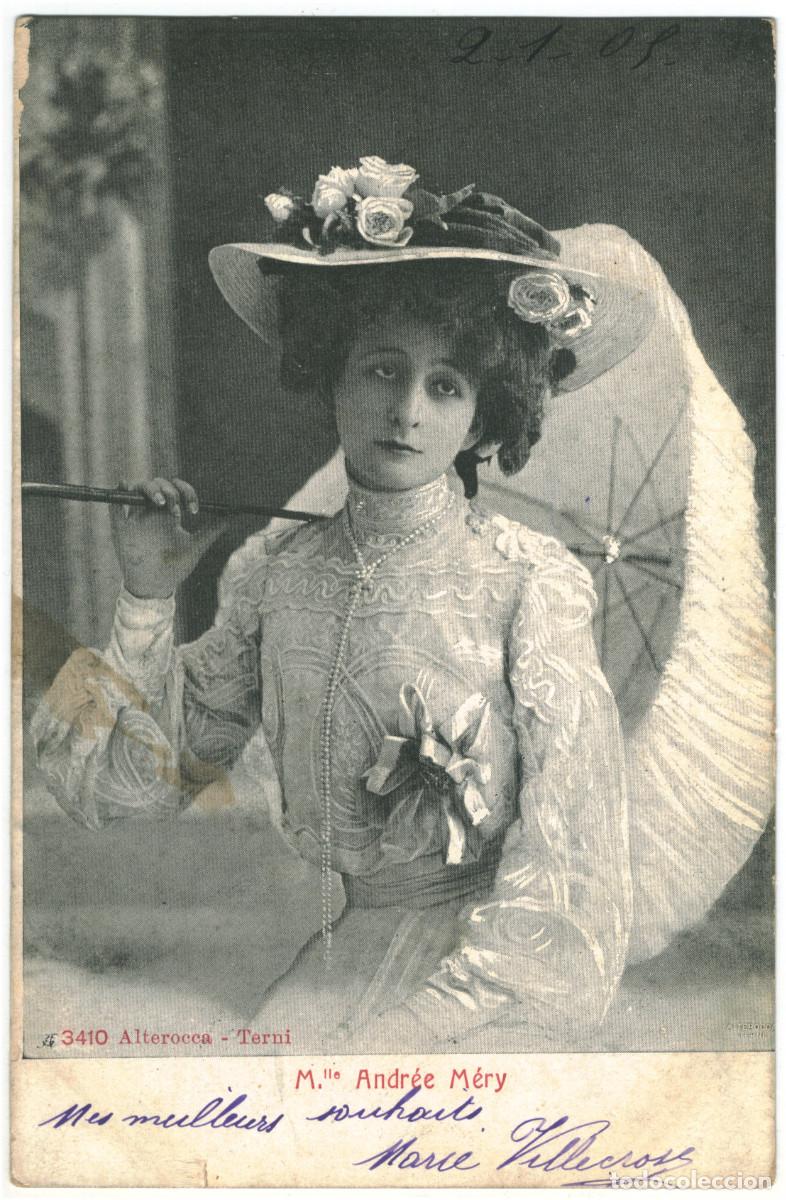 Cartoline: Actriz M&Eacute;RY, Andr&eacute;e_Alterocca Terni. 3410