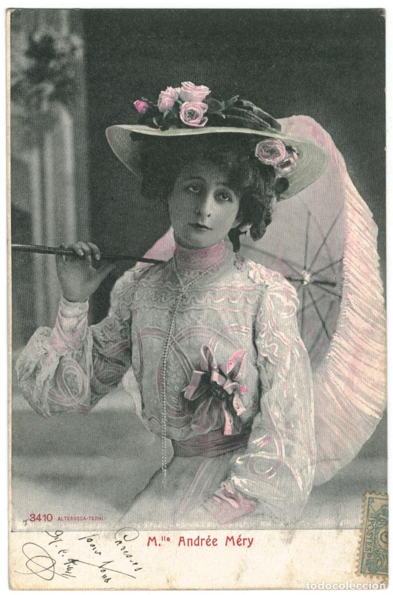 Cartoline: Actriz M&Eacute;RY, Andr&eacute;e_Alterocca Terni. 3410
