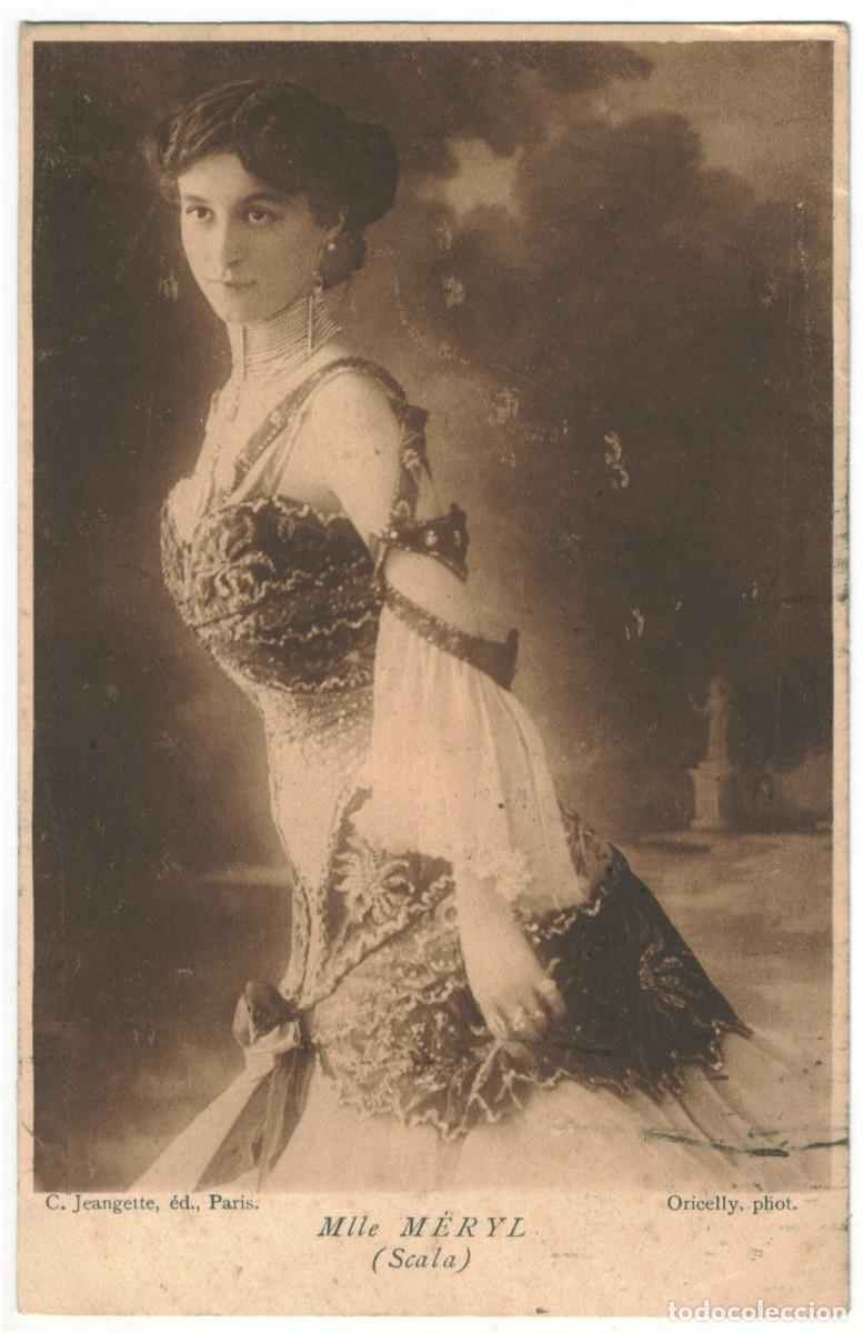 Cartoline: Actriz M&Eacute;RYL, Mlle._C. Jeangette. Scala. Photo Oricelly