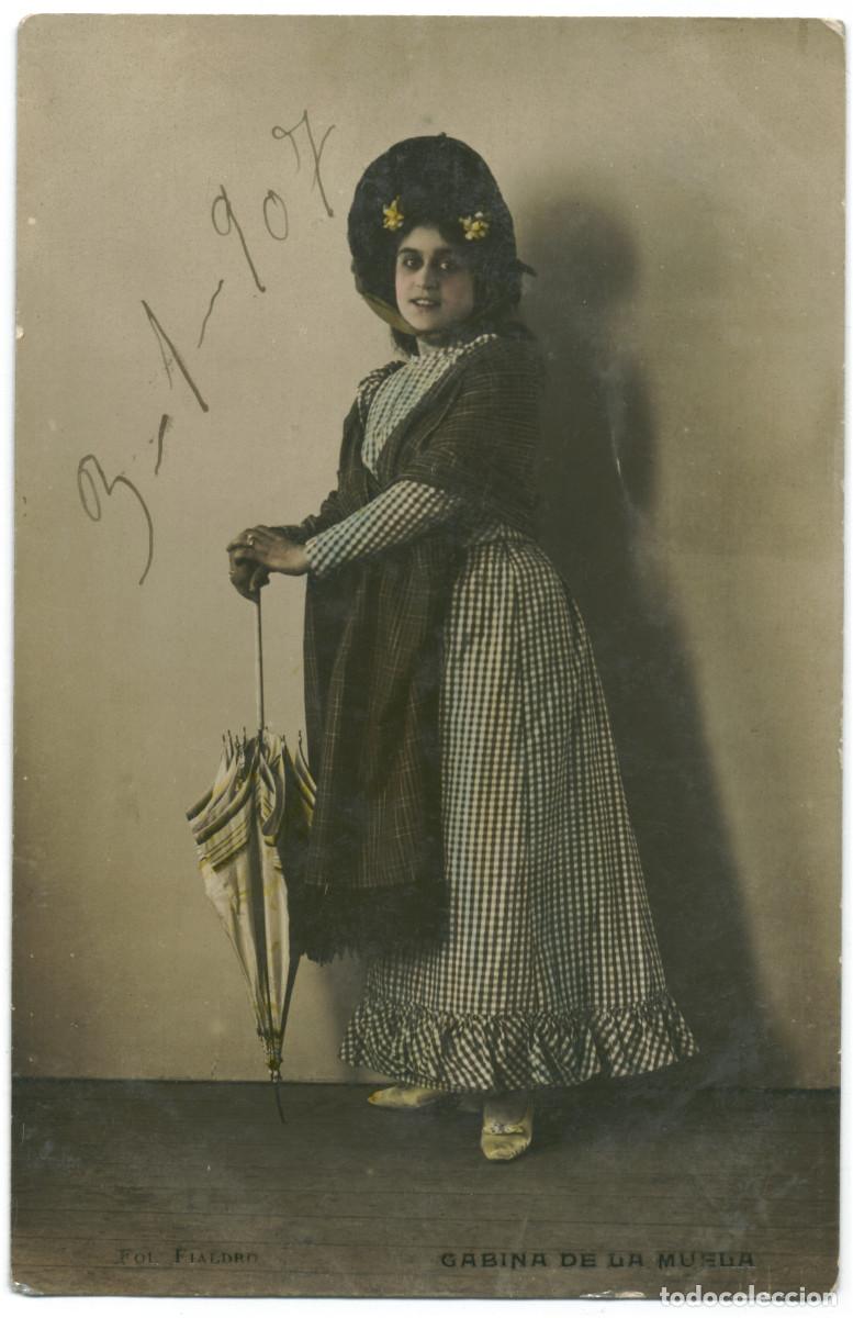 Postales: Actriz MUELA, Gabina de la_Sin datos. Photo Fialdro