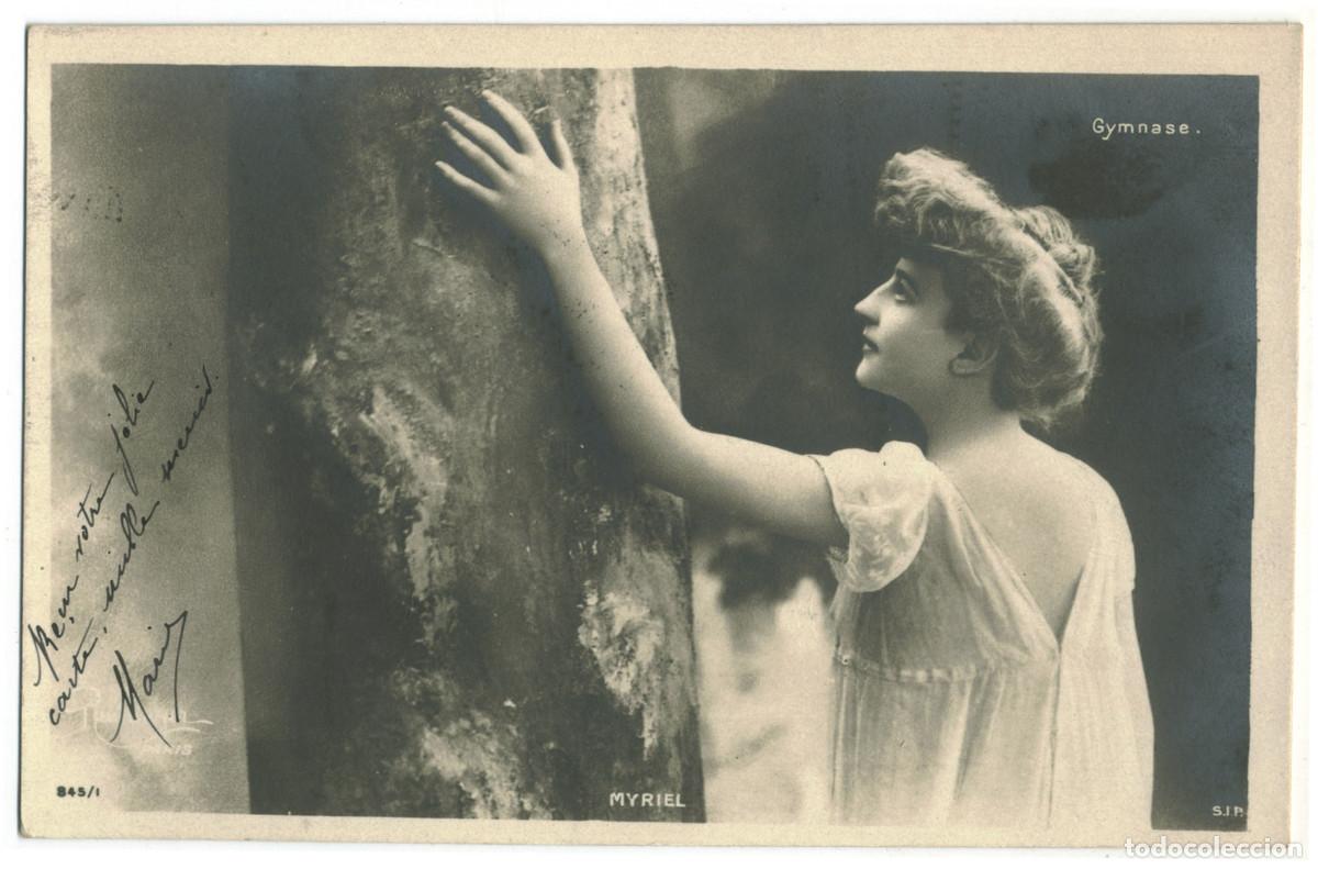 Postales: Actriz MYRIEL_SIP. 845-1. Gymnase. Photo Reutlinger