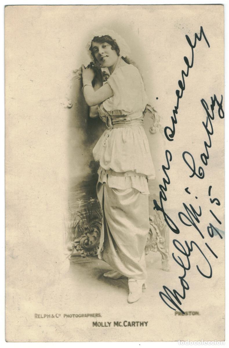 Postales: Actriz MacCARTHY, Molly_Relph (Preston). Signed Autograph Firmada