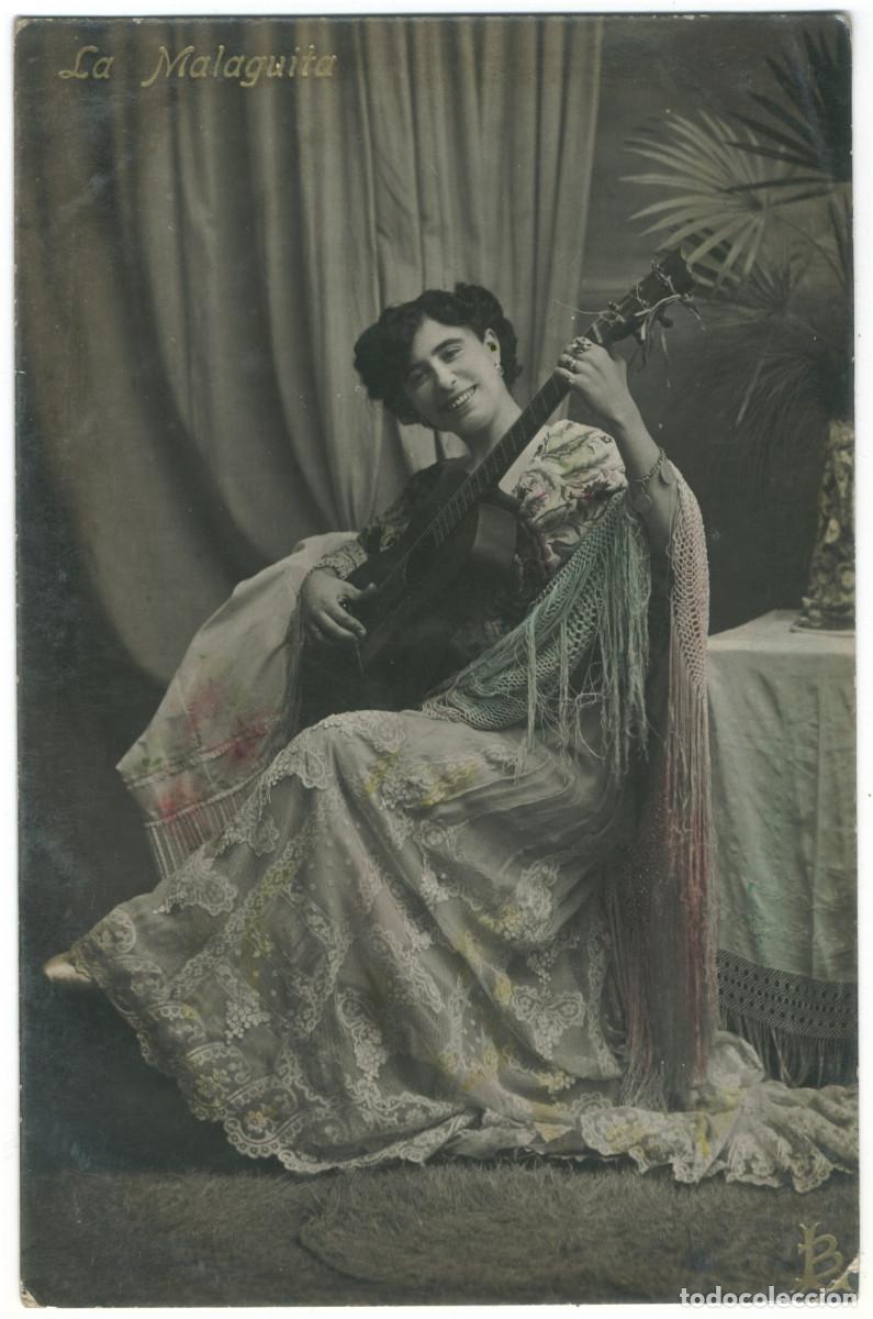 Postales: Cupletista MALAGUITA, La_LB (Nuestras actrices; 5)