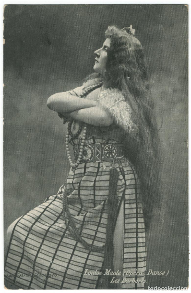 Postales: Actriz MANTE, Louise_Cautin & Berger. In Les Barbares (Op&egrave;ra. Danse)