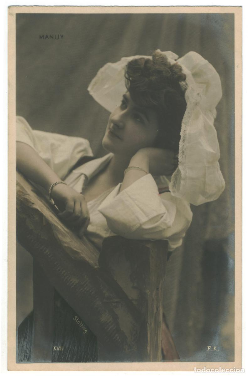 Postales: Actriz MANUY_FK. XVII. Photo Stebbing