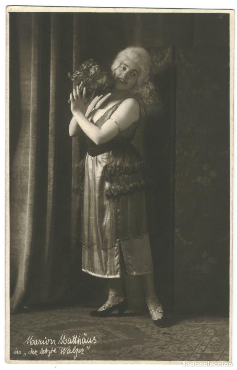 Postales: Actriz MATTH&Auml;US, Marion_HoHAAS. In Der Letzte Walzer
