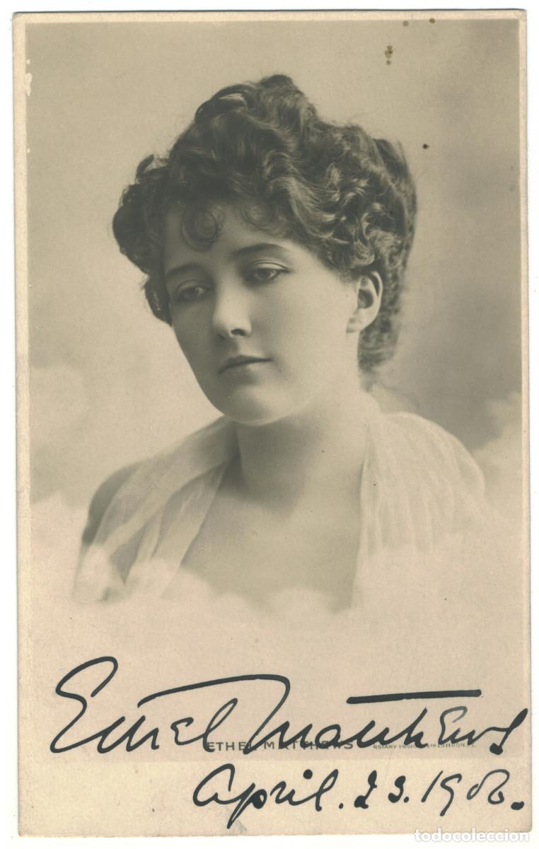 Postales: Actriz MATTHEWS, Ethel_Rotary. Signed