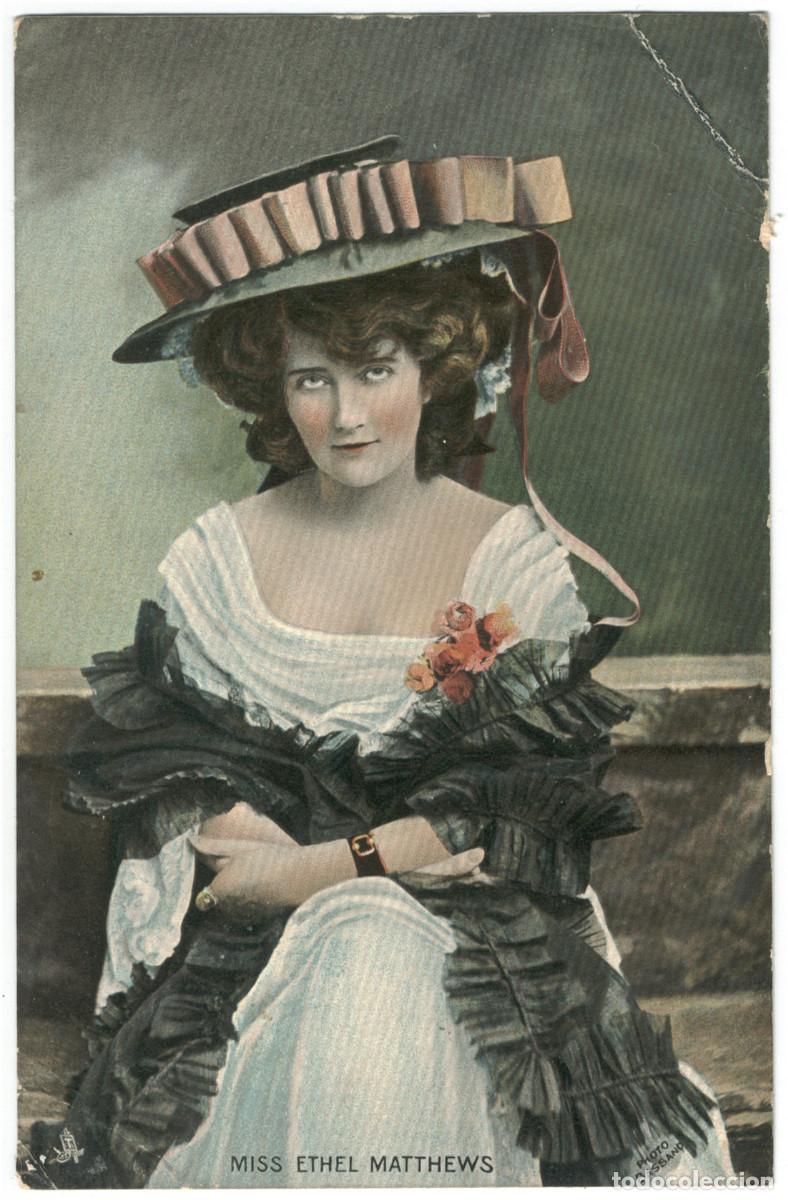 Postales: Actriz MATTHEWS, Ethel_Raphael Tucks Photochrome (Celebrities on the Stage; 4413). Photo Bassano