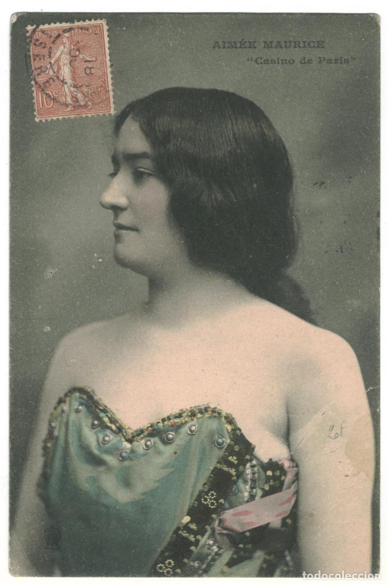 Postales: Actriz MAURICE, Aim&eacute;e_Sin datos (Nancy). Casino de Paris