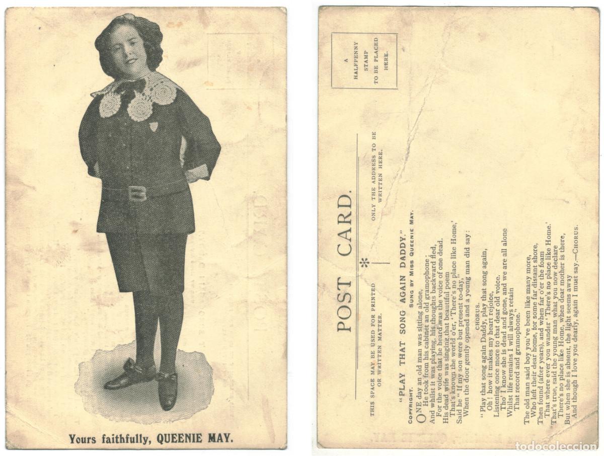 Postales: Actriz MAY, Queenie_Sin datos. Yours Faithfully..