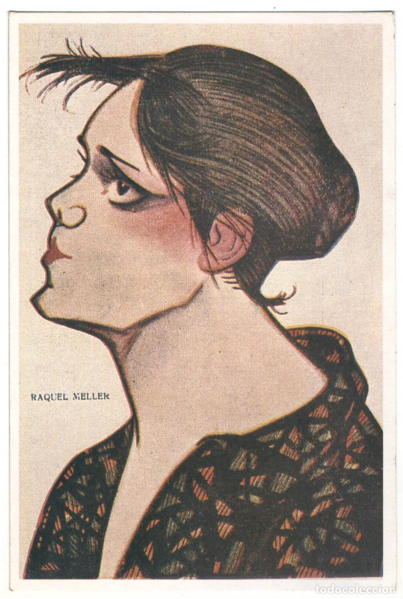 Postales: Actrices MELLER, Raquel_Mateu Cromo. Historia Gr&aacute;fica del Siglo XX. (La Novela Teatral)