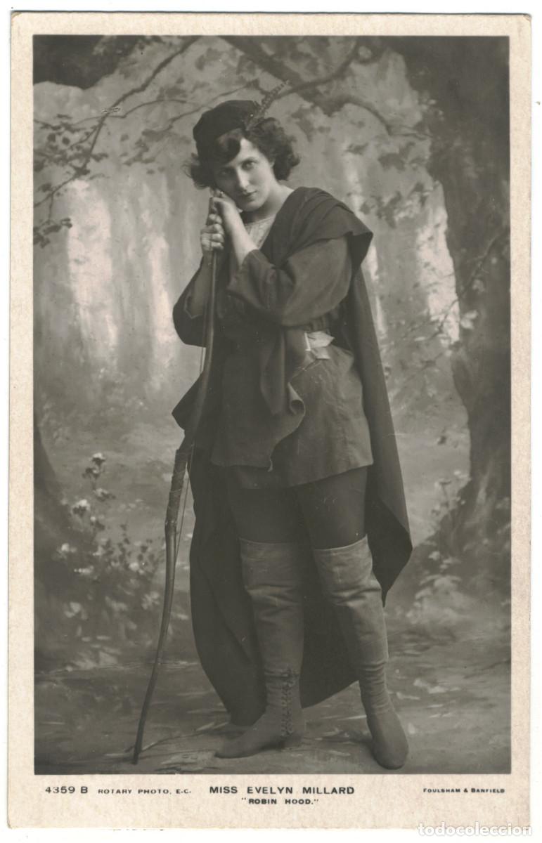 Postales: Serie 6 Postales Actriz MILLARD, Evelyn_Rotary 4359 B, D, E, F, H, J