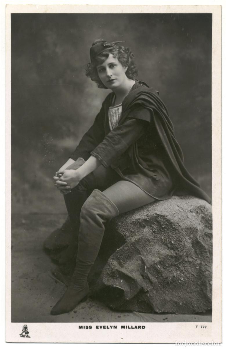 Postales: Actriz MILLARD, Evelyn (Robin Hood)_Raphael Tuck (Celebrities Stage; 771 y 772). Photo Dover