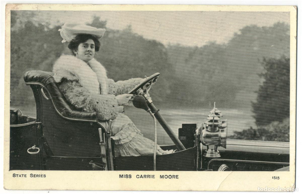 Postales: Actriz MOORE, Carrie [autom&oacute;vil]_State. 1515