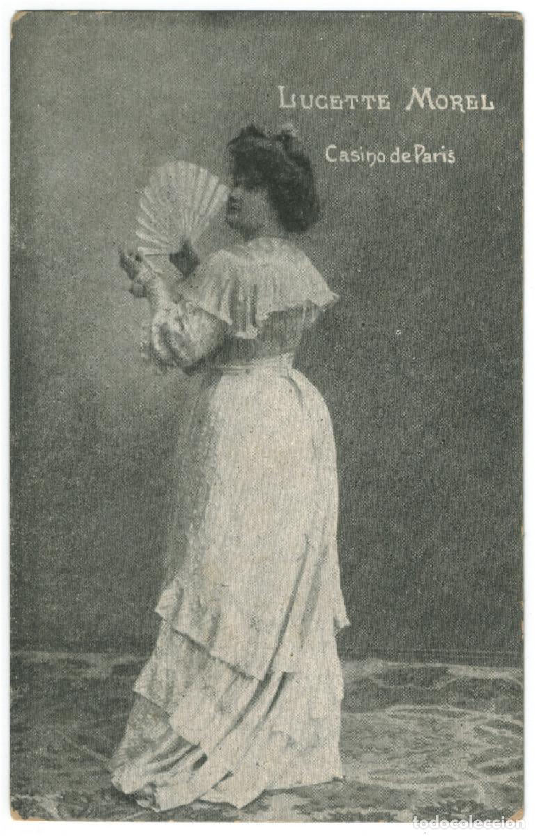 Postales: Actriz MOREL, Lucette_J. C. Casino de Paris