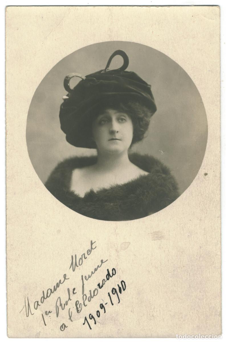 Postales: Actriz MORET, Mme._Sin datos. Eldorado 1909-1910