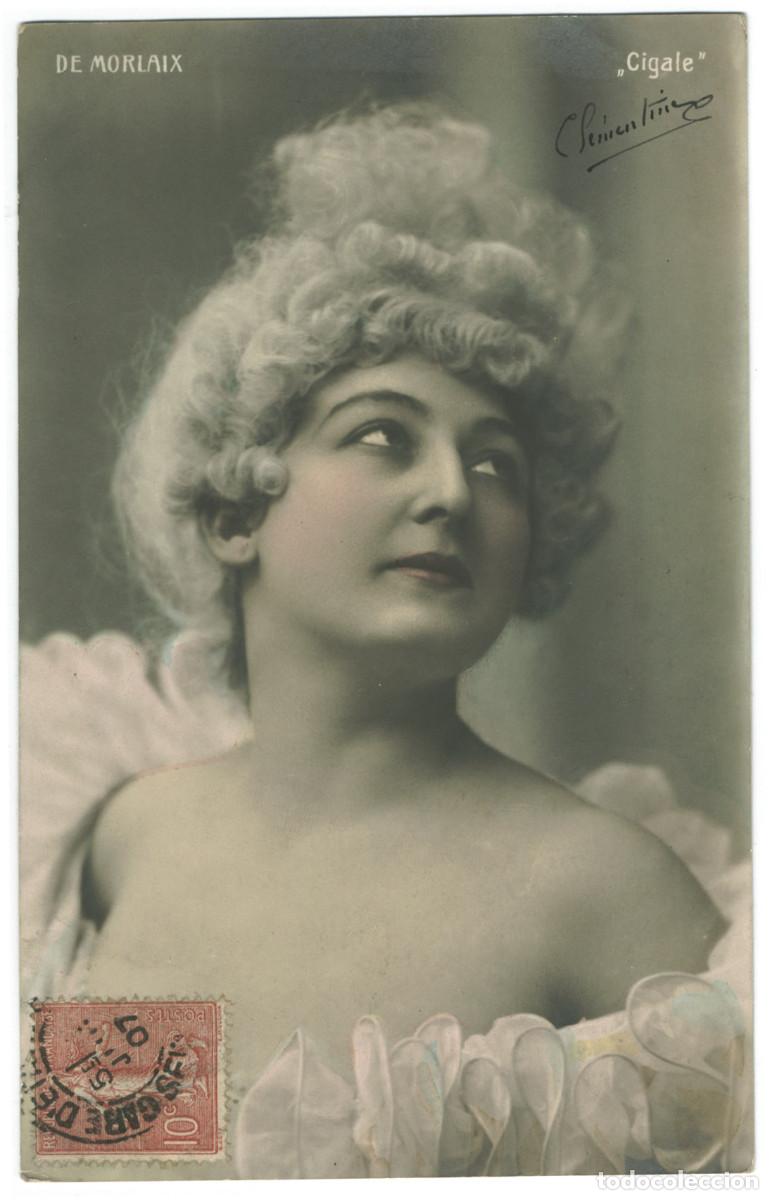 Postales: Actriz MORLAIX, Yvonne de_Sin datos. Cigale