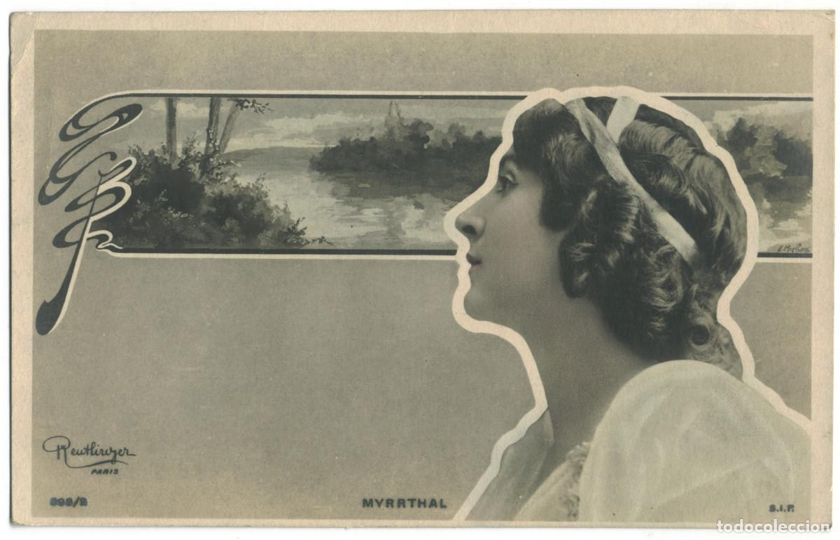 Postales: Actriz MYRRTHAL_SIP. 898-2. Photo Reutlinger