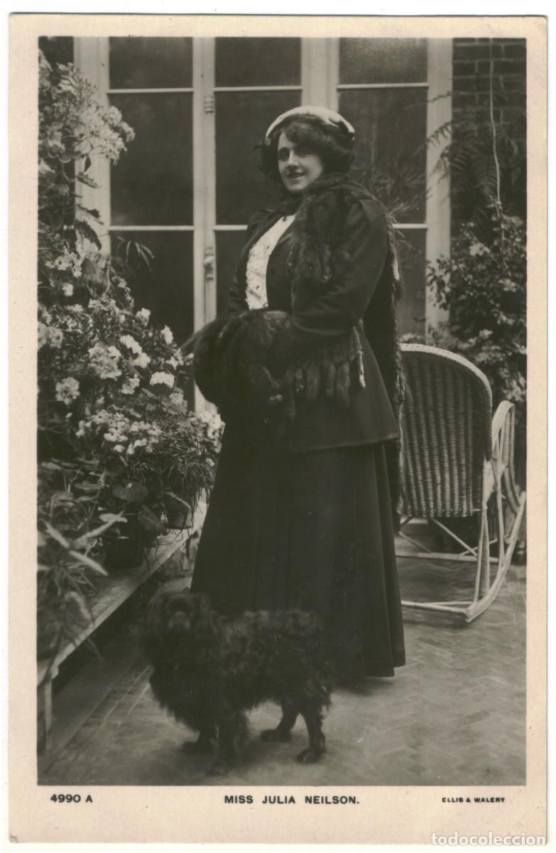 Postales: Serie 2 Postales Actriz NEILSON, Julia_Rotary. 4990 A, D