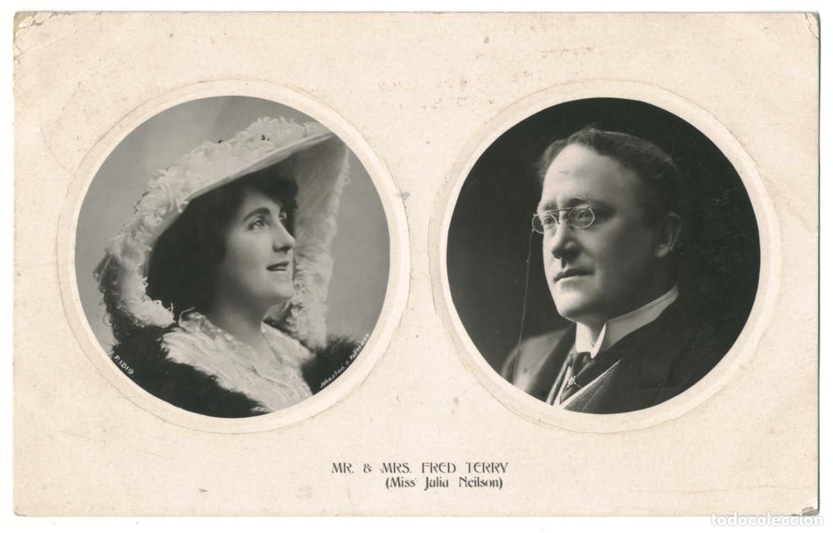 Postales: Actriz TERRY, Fred & NEILSON, Julia_Rotary (Circle Plate Sunk.;1819)