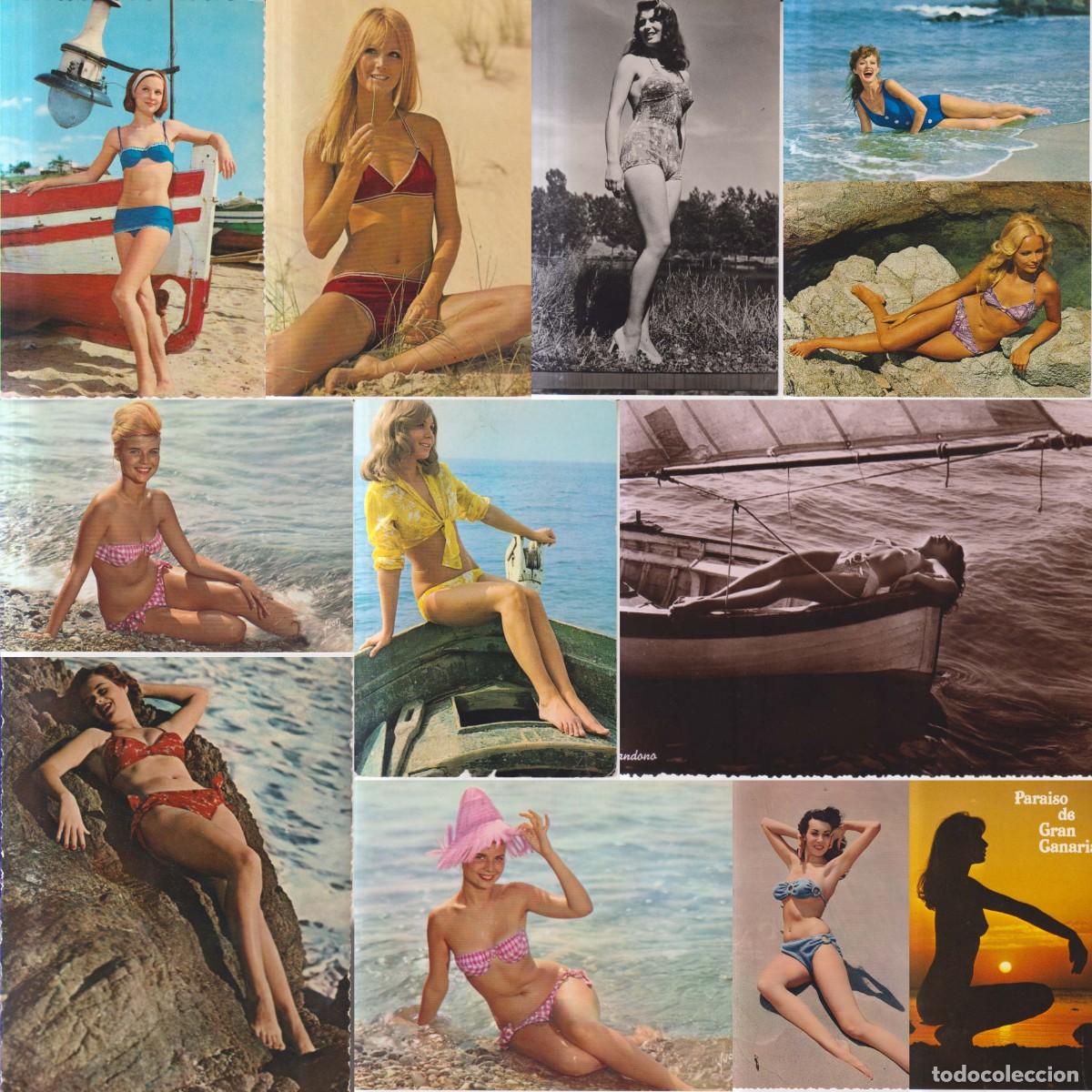 Postales: 12 POSTALES MODELOS FEMENINAS