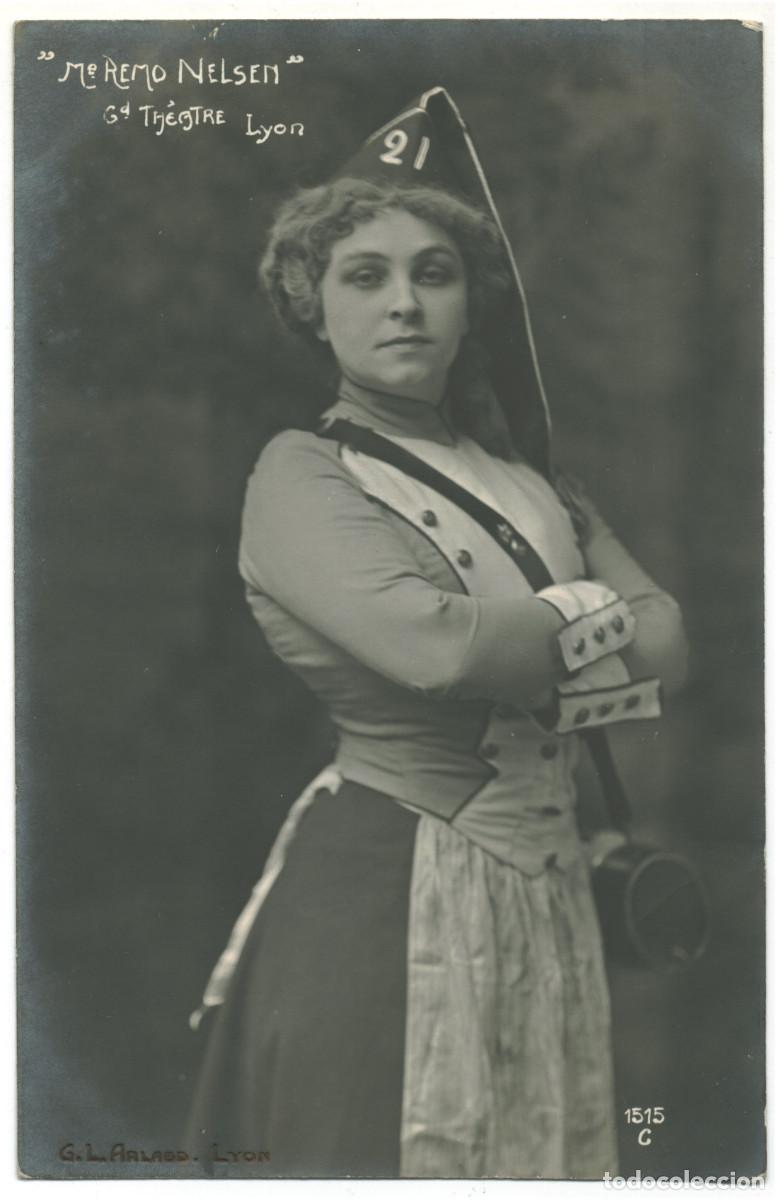 Postales: Actriz NELSEN, Remo_G. L. Arlaud. 1515 C. Grand Th&eacute;&acirc;tre (Lyon)