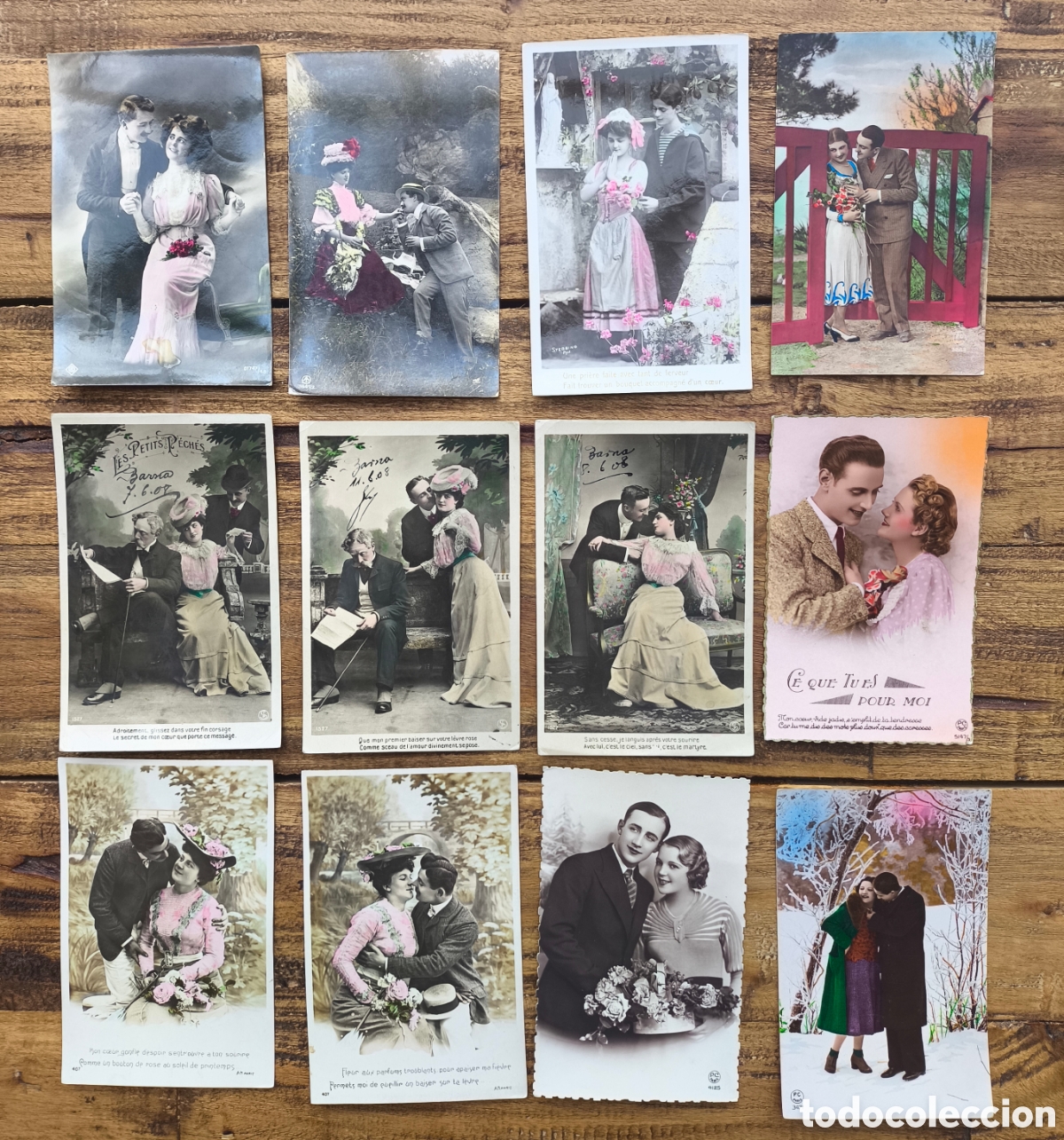 Postales: Lote de 140 antiguas postales pareja familia mujer ni&ntilde;o ni&ntilde;a rom&aacute;ntica galante fantas&iacute;a art&iacute;stica
