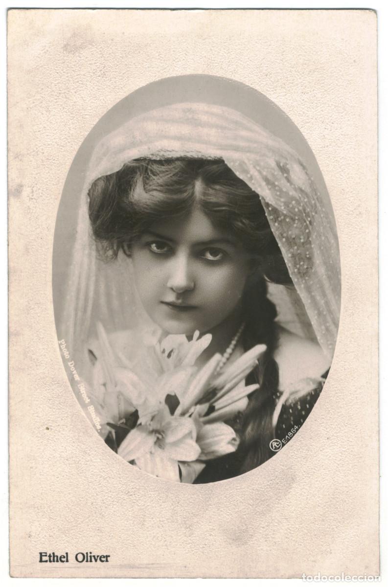 Postales: Actriz OLIVER, Ethel_Aristophot (AL; 1864). Photo Dover