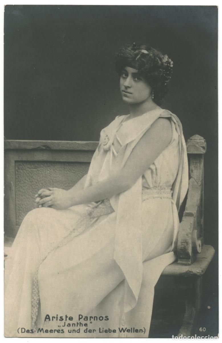 Postales: Actriz PARNOS, Ariste_Fr. Groth. 60. As Janthe in Des Meeres und der Liebe Wellen