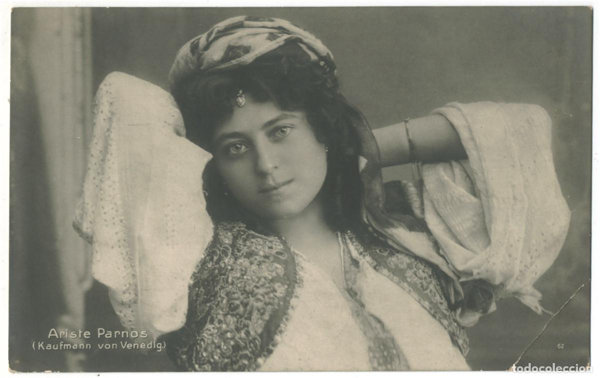 Postales: Actriz PARNOS, Ariste_Fr. Groth. 62. As Kaufmann von Venedig