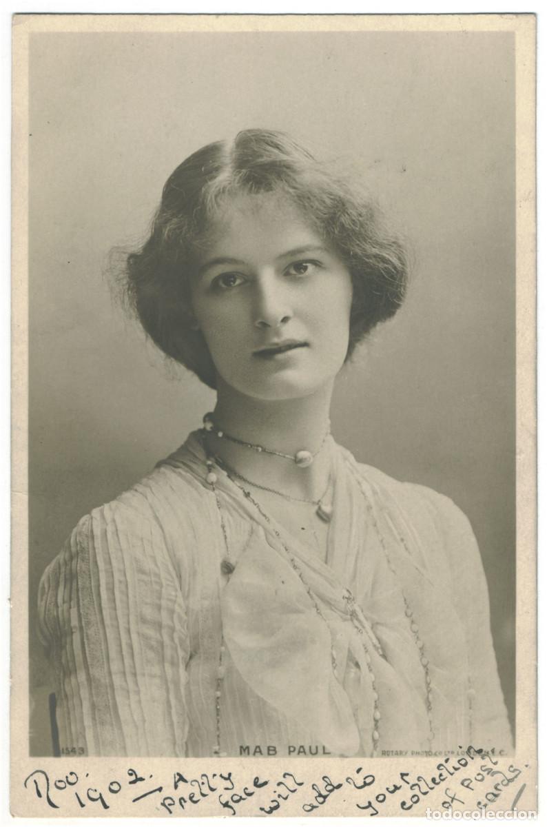 Postales: Actriz PAUL, Mab_Rotary. 1543