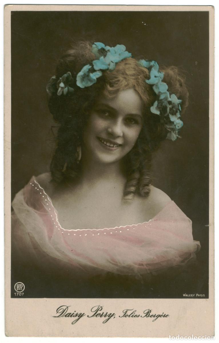 Postales: Actriz PERRY, Daisy_RPH. 1707. Folies Berg&eacute;re. Photo Wal&eacute;ry