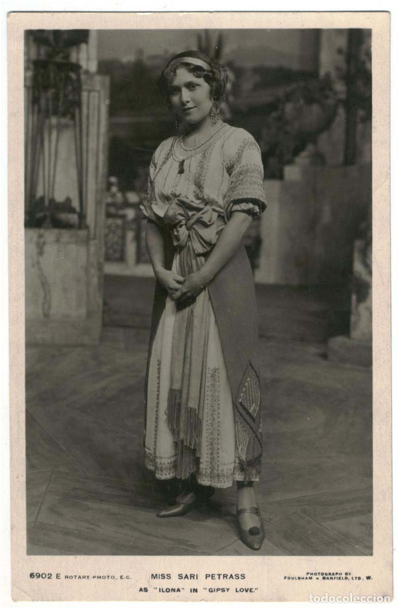 Postales: Actriz P&Eacute;TRAS, S&aacute;ri_Rotary. 6902 E. As Ilona in Gipsy Love. Photo Foulsham & Banfield