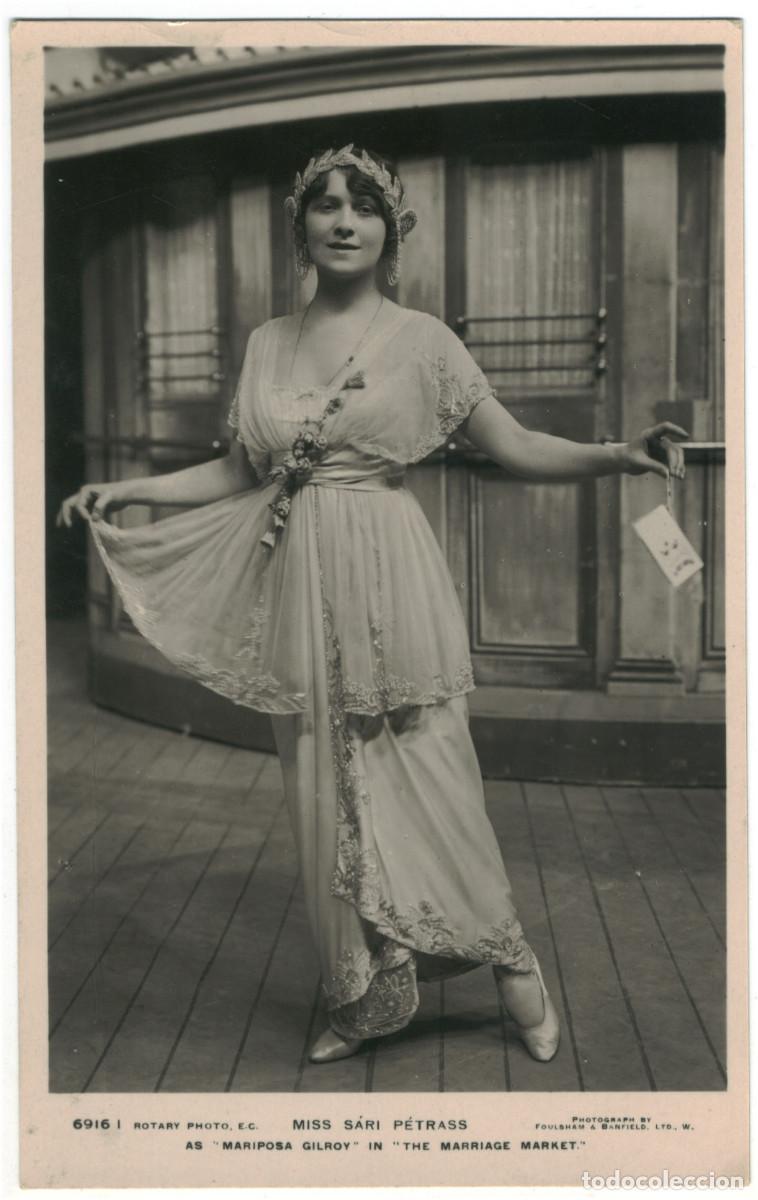 Postales: Actriz P&Eacute;TRAS, S&aacute;ri_Rotary. 6916 I. As Mariposa Gilroy in The Mariage Market.. Foulsham & Banfield