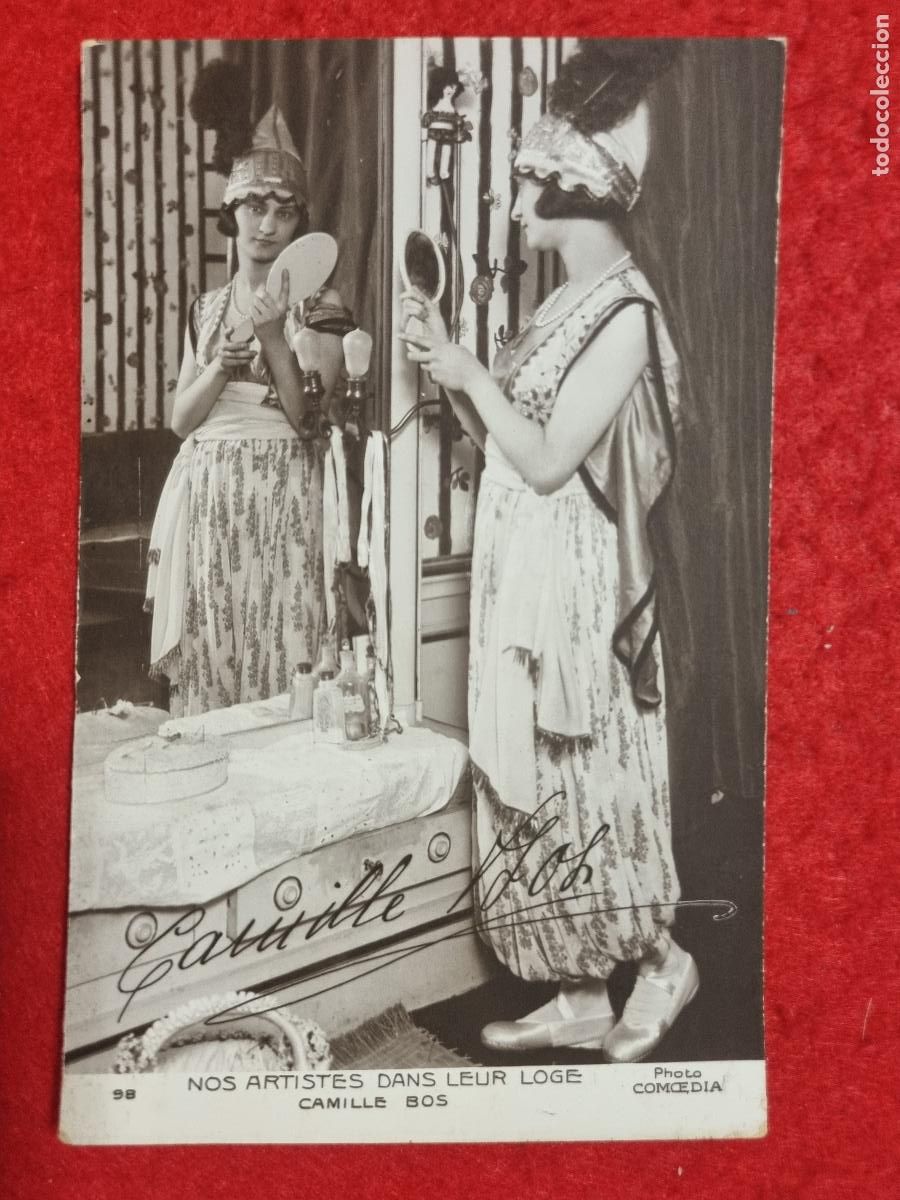 Postales: POSTAL ACTRIZ TEATRO CUPLETISTA CAMILLE ZOH NOS ARTISTES DANS LEUR LOGE ANTIGUA ORIGINAL P2305