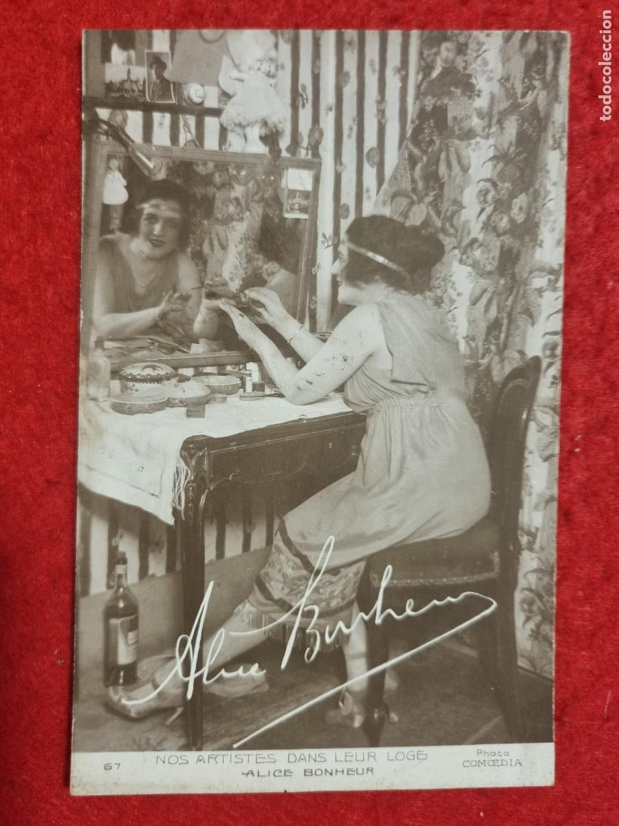 Postales: POSTAL ACTRIZ TEATRO CUPLETISTA ALM BARHENS NOS ARTISTES DANS LEUR LOGE ANTIGUA ORIGINAL P2311