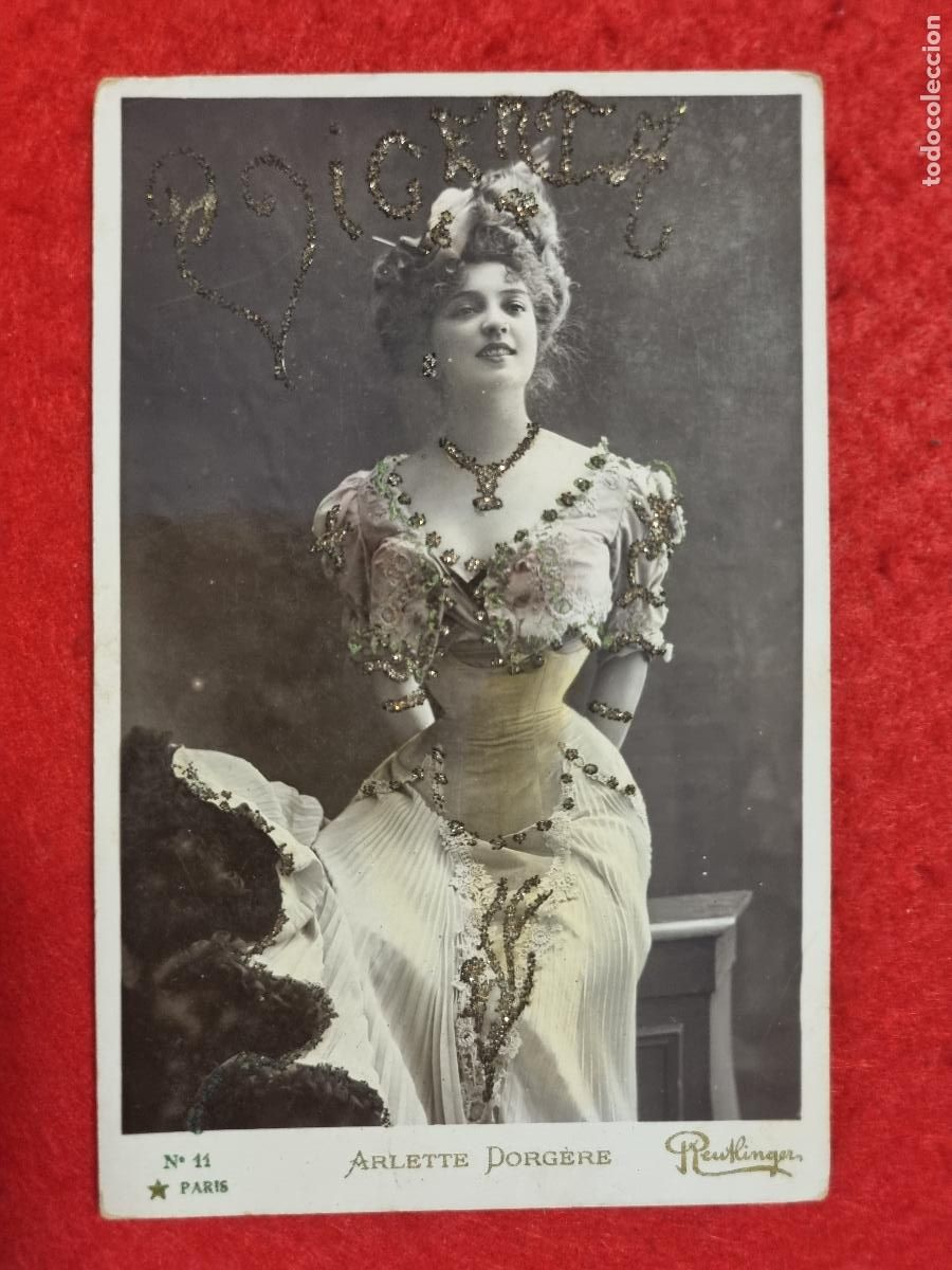 Postales: POSTAL ACTRIZ TEATRO CUPLETISTA ARLETTE DORGERE ANTIGUA ORIGINAL P2320
