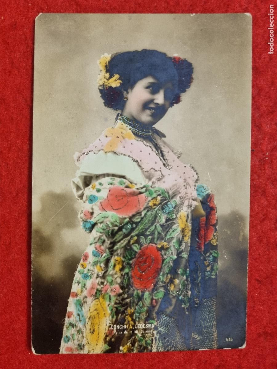 Postales: POSTAL ACTRIZ TEATRO CUPLETISTA CONCHITA LEDESMA ANTIGUA ORIGINAL P2323