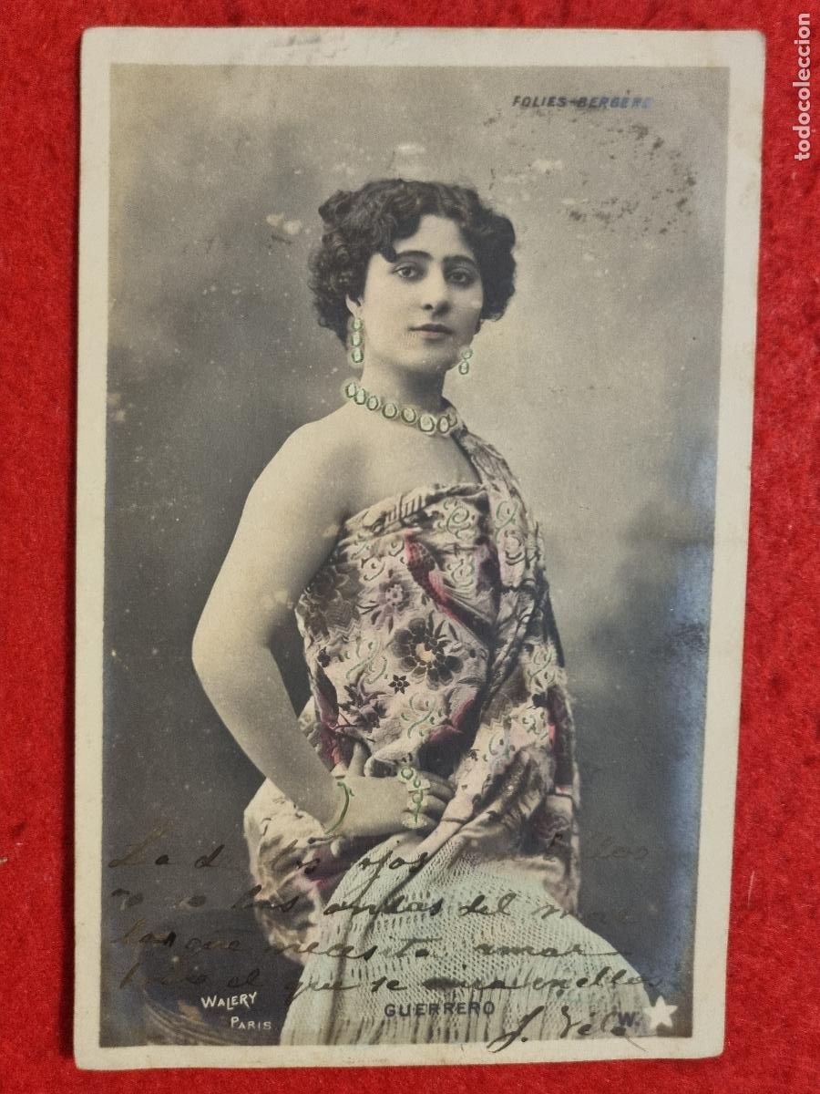 Postales: POSTAL ACTRIZ TEATRO CUPLETISTA MARIA GUERRERO FOLIES BERGERE ANTIGUA ORIGINAL P2324