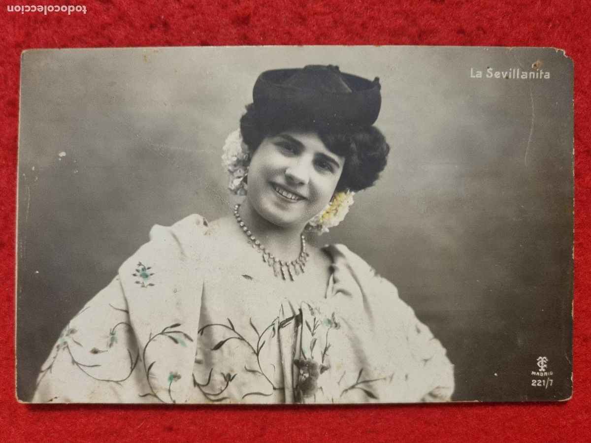 Postales: POSTAL ACTRIZ TEATRO CUPLETISTA LA SEVILLANITA ANTIGUA ORIGINAL P2325