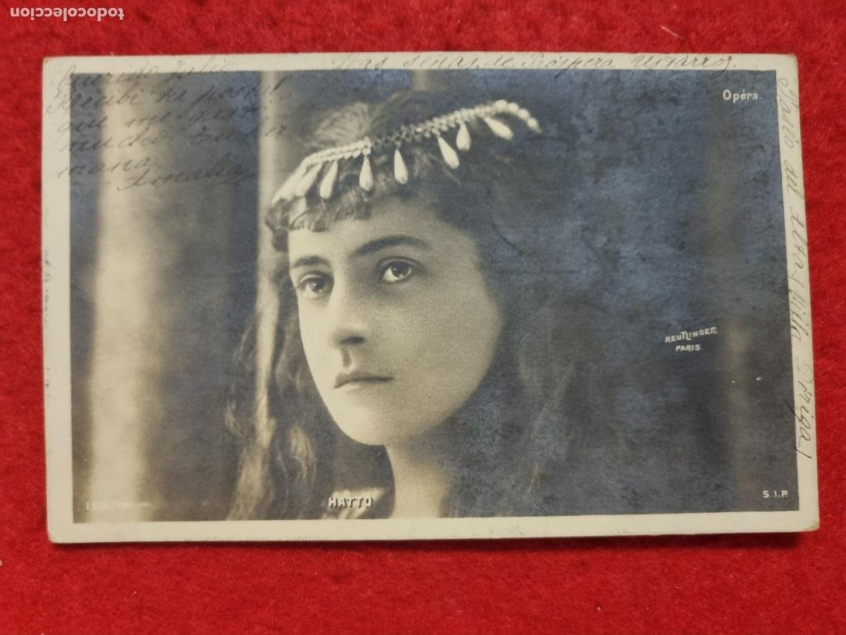 Postales: POSTAL ACTRIZ TEATRO CUPLETISTA HATTO ANTIGUA ORIGINAL P2326