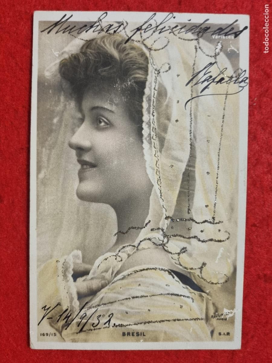 Postales: POSTAL ACTRIZ TEATRO CUPLETISTA BRESIL ANTIGUA ORIGINAL P2327