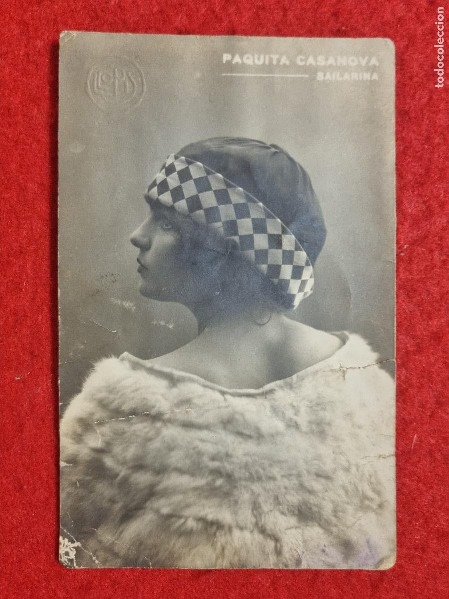 Postales: POSTAL ACTRIZ TEATRO CUPLETISTA BAILARINA PAQUITA CASNOVA ANTIGUA ORIGINAL P2335