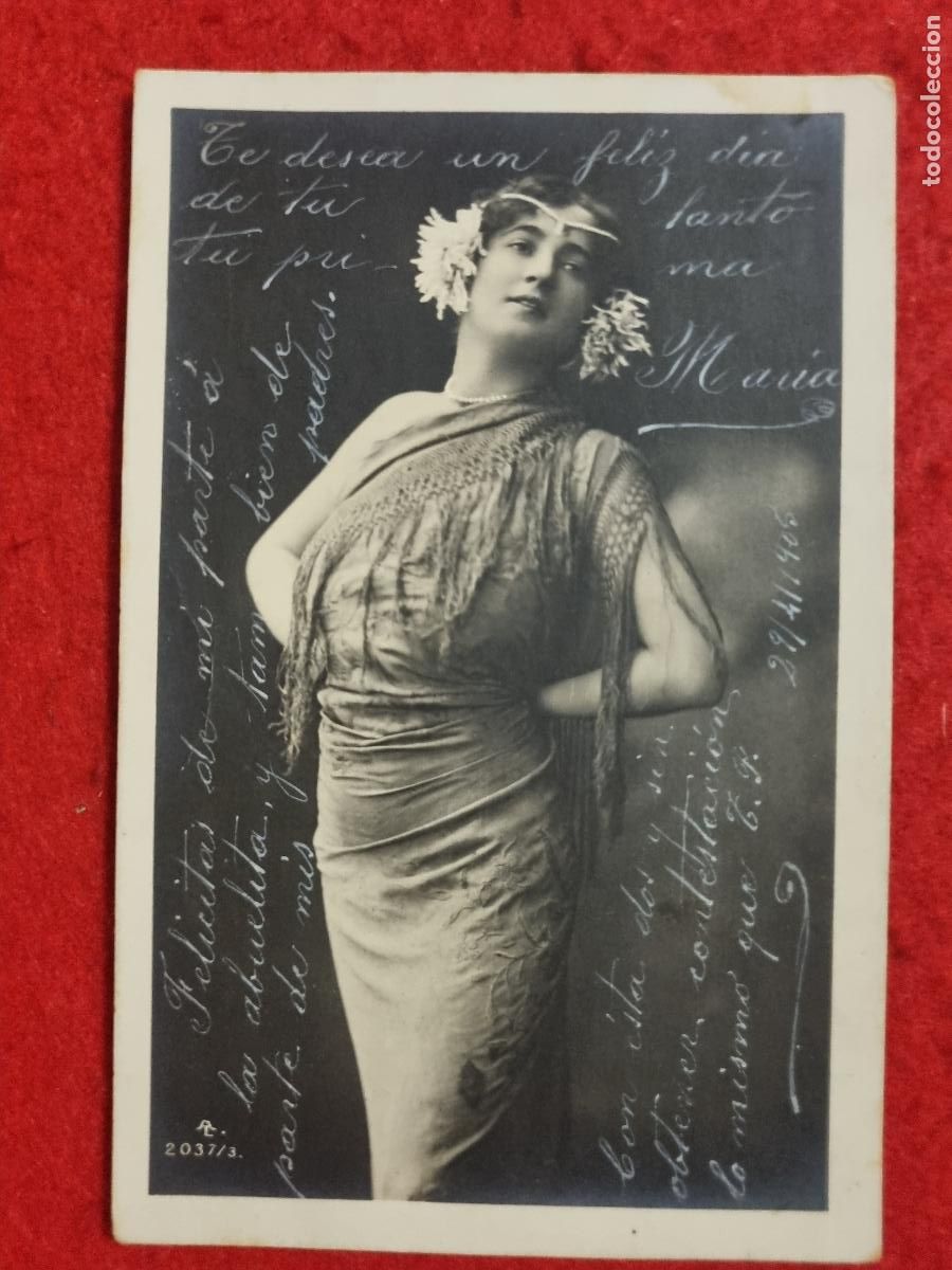 Postales: POSTAL ACTRIZ TEATRO CUPLETISTA DESCONOZCO ANTIGUA ORIGINAL P2338
