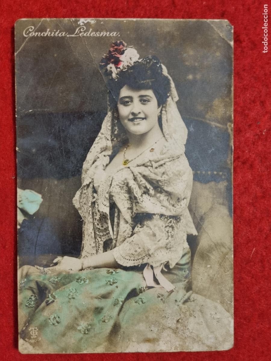 Postales: POSTAL ACTRIZ TEATRO CUPLETISTA CONCHITA LEDESMA ANTIGUA ORIGINAL P2347