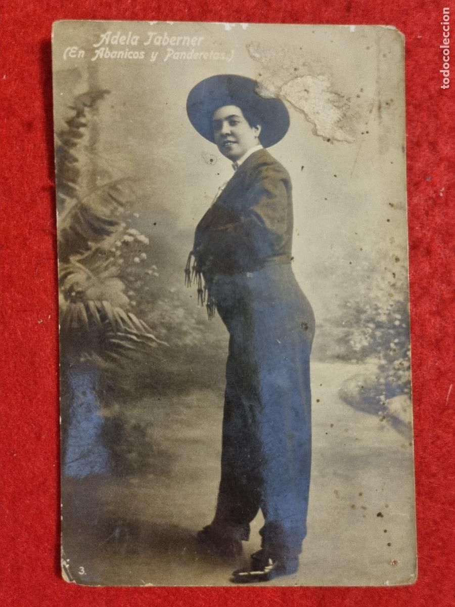 Postales: POSTAL ACTRIZ TEATRO CUPLETISTA ADELA TABERNER ANTIGUA ORIGINAL P2348