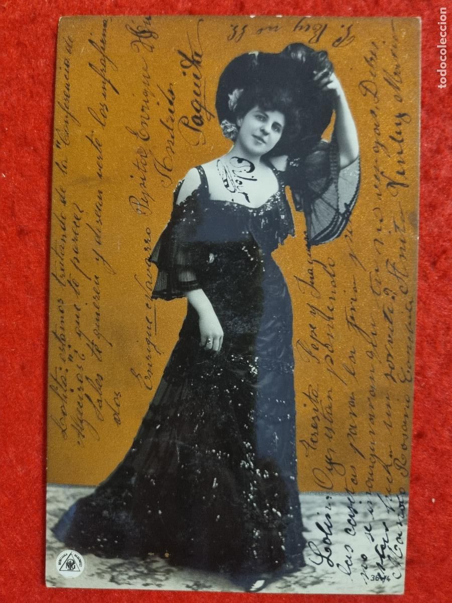 Postales: POSTAL ACTRIZ TEATRO CUPLETISTA DESCONOZCO ANTIGUA ORIGINAL P2349