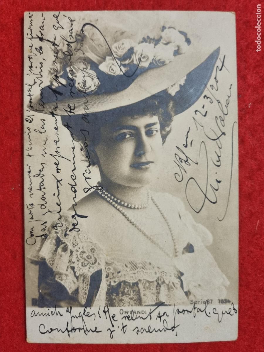 Postales: POSTAL ACTRIZ TEATRO CUPLETISTA ORLANDI ANTIGUA ORIGINAL P2351