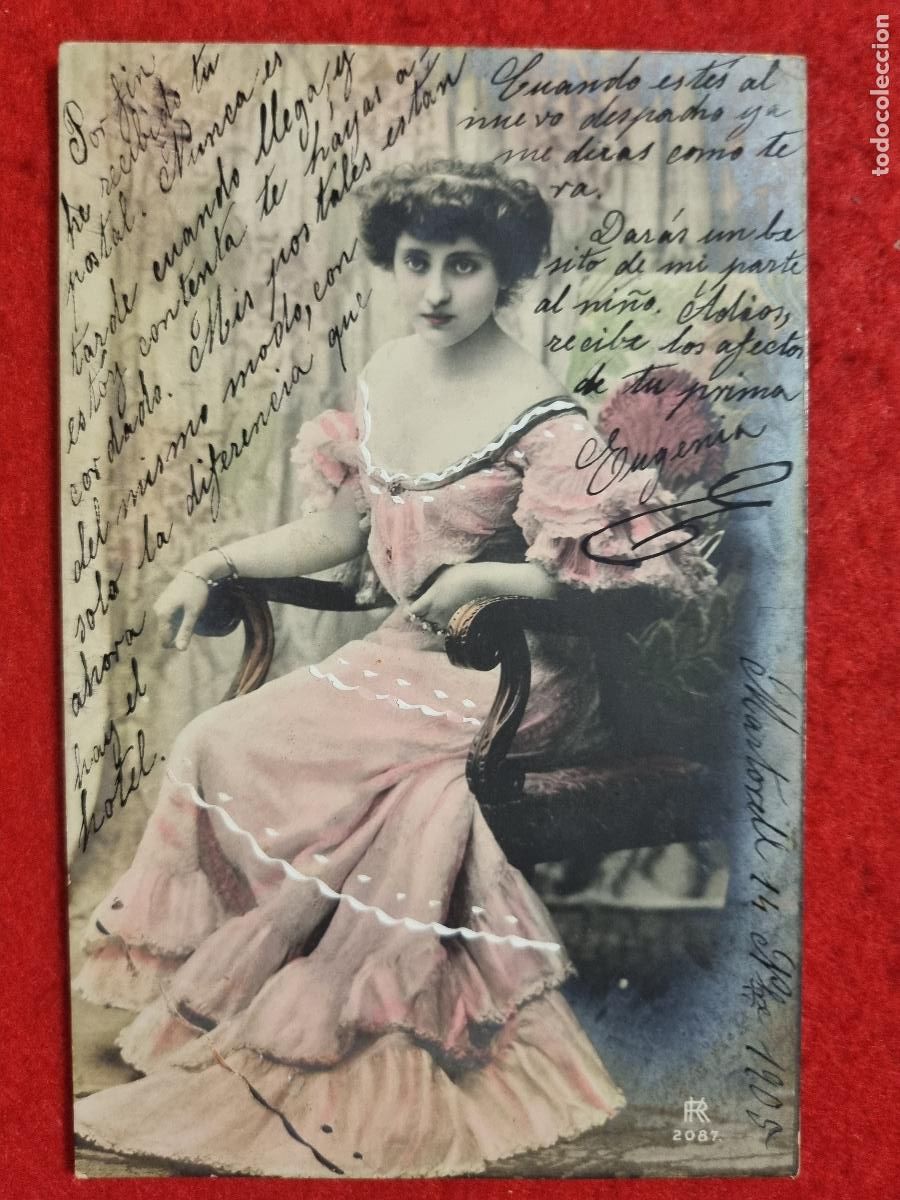 Postales: POSTAL ACTRIZ TEATRO CUPLETISTA DESCONOZCO ANTIGUA ORIGINAL P2352